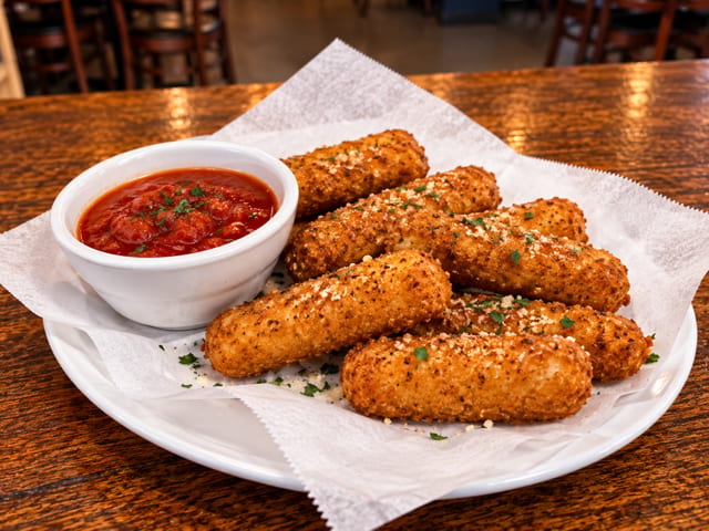 Mozzarella Cheese Sticks.
